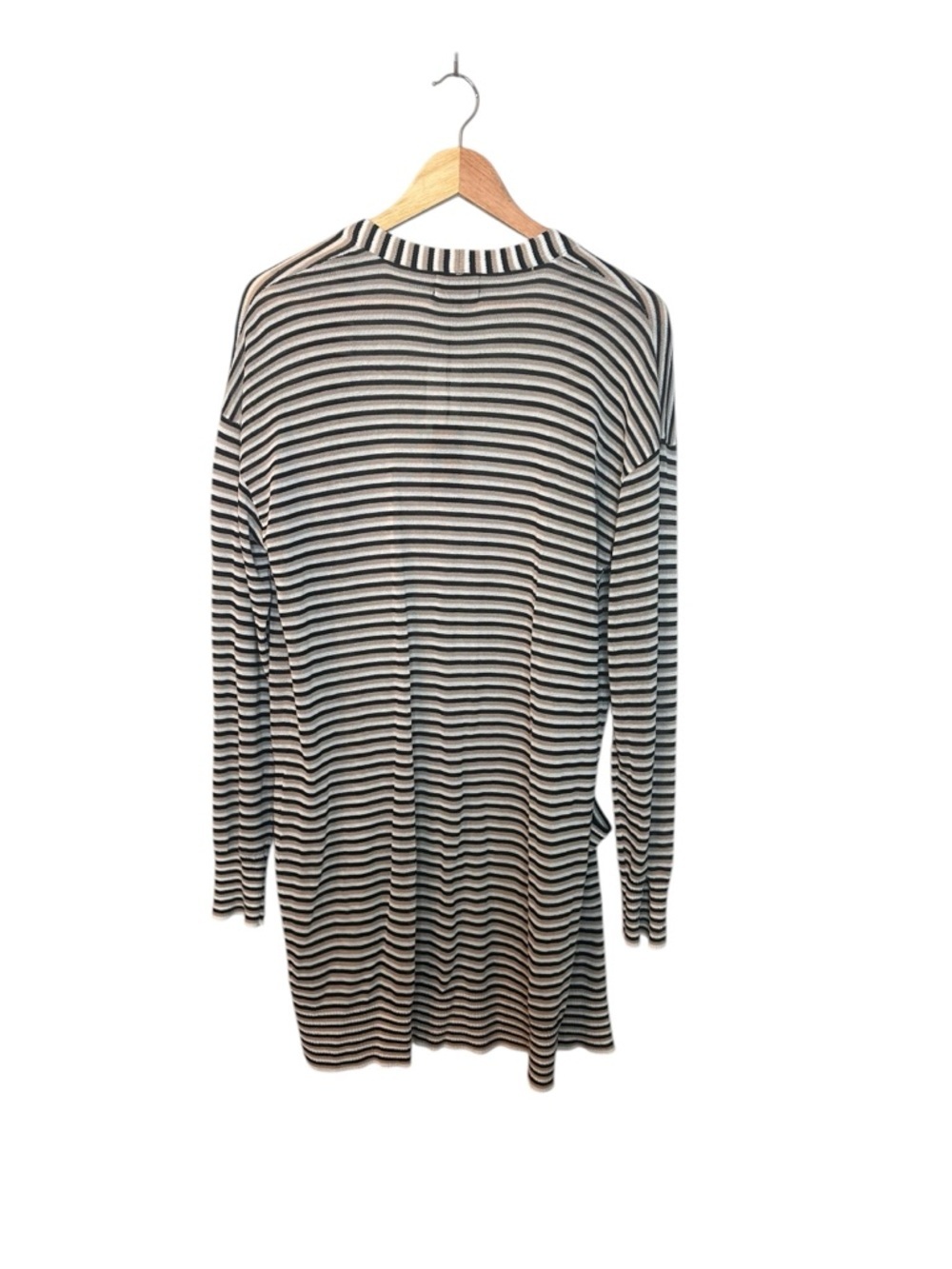 NWT Monrow Stripe Sweater Cardigan M - Picture 9 of 10